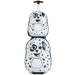 2-Piece Kids Luggage Set | Dalmatian Design with Hardshell Construction - Little and Giant Explorers Costway