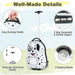 2-Piece Kids Luggage Set | Dalmatian Design with Hardshell Construction - Little and Giant Explorers Costway