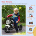 3-in-1 Toddler Pedal Trike with Headlight, Music and Horn - Little and Giant Explorers AIYAPLAY