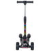 3 Wheel Plastic Scooter with Adjustable Height and Engine-Look Water Spray - Little and Giant Explorers HOMCOM