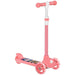 Kids 3 Wheel Scooter with Adjustable Height and LED Lights in Pink - Little and Giant Explorers AIYAPLAY