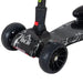 3 Wheel Plastic Scooter with Adjustable Height and Engine-Look Water Spray - Little and Giant Explorers HOMCOM