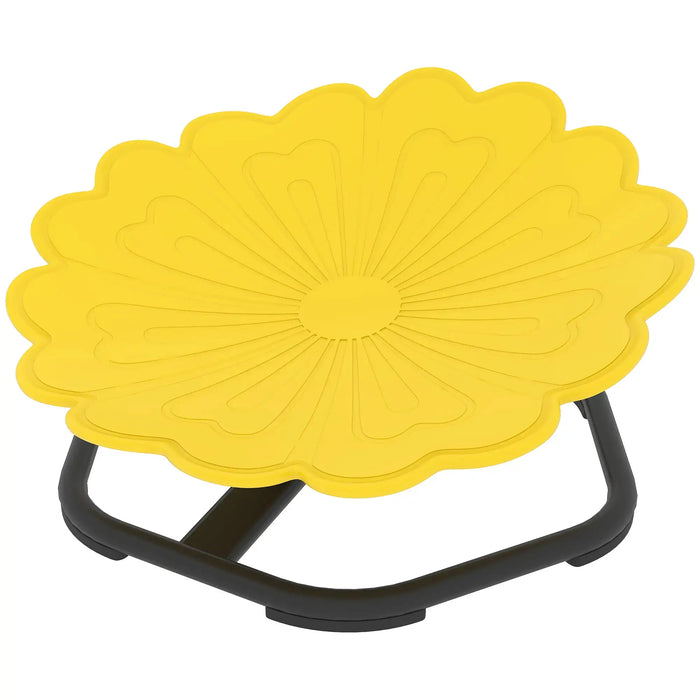 Kids 360° Swivel Chair - Sensory Spinning Seat Yellow Flower-Shaped Design | AIYAPLAY - Little and Giant Explorers AIYAPLAY