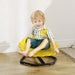Kids 360° Swivel Chair - Sensory Spinning Seat Yellow Flower-Shaped Design | AIYAPLAY - Little and Giant Explorers AIYAPLAY