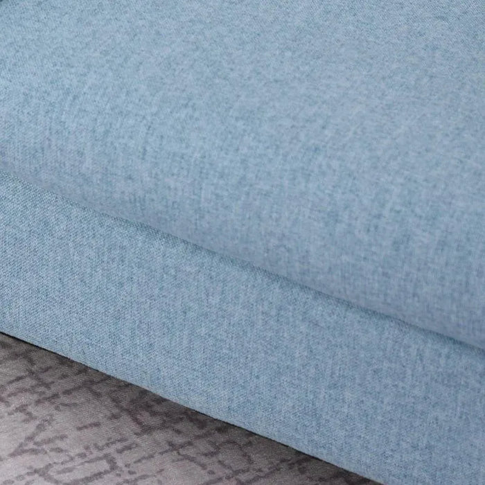 Kids Armchair Blue | Linen Upholstery with Solid Wood Frame - Little and Giant Explorers HOMCOM