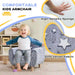 Kids Armchair Grey | Glow-in-the-Dark Star Pattern - Little and Giant Explorers AIYAPLAY