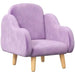 Kids Armchair Purple | Cloud Design with Dutch Velvet - Little and Giant Explorers ZONEKIZ
