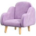 Kids Armchair Purple | Cloud Design with Dutch Velvet - Little and Giant Explorers ZONEKIZ