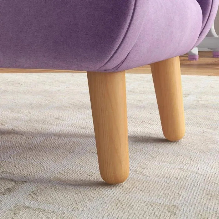 Kids Armchair Purple | Cloud Design with Dutch Velvet - Little and Giant Explorers ZONEKIZ