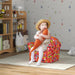 Kids Armchair with Dinosaur Print in Red - Little and Giant Explorers AIYAPLAY