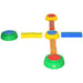 Colorful kids balance beams and stepping stones set with non-slip textured surface