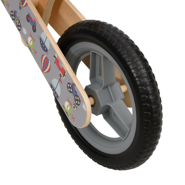 Balance Bike for Children in Grey Printed - Little and Giant Explorers vidaXL