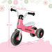 Kids Balance Bike – Pink | Toddler Trike - Enclosed Wheels and Silent EVA Tyres AIYAPLAY - Little and Giant Explorers AIYAPLAY