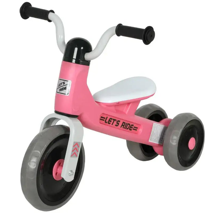 Kids Balance Bike – Pink | Toddler Trike - Enclosed Wheels and Silent EVA Tyres AIYAPLAY - Little and Giant Explorers AIYAPLAY