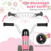 Kids Balance Bike – Pink | Toddler Trike - Enclosed Wheels and Silent EVA Tyres AIYAPLAY - Little and Giant Explorers AIYAPLAY