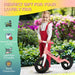 Balance Bike with Adjustable Seat, Handlebar and PU Wheels in Pink - Little and Giant Explorers AIYAPLAY