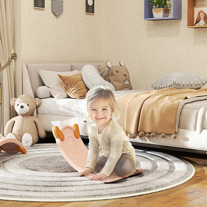 Kids Balance Board | Cute Monster Design (Pink Edition) - Little and Giant Explorers AIYAPLAY