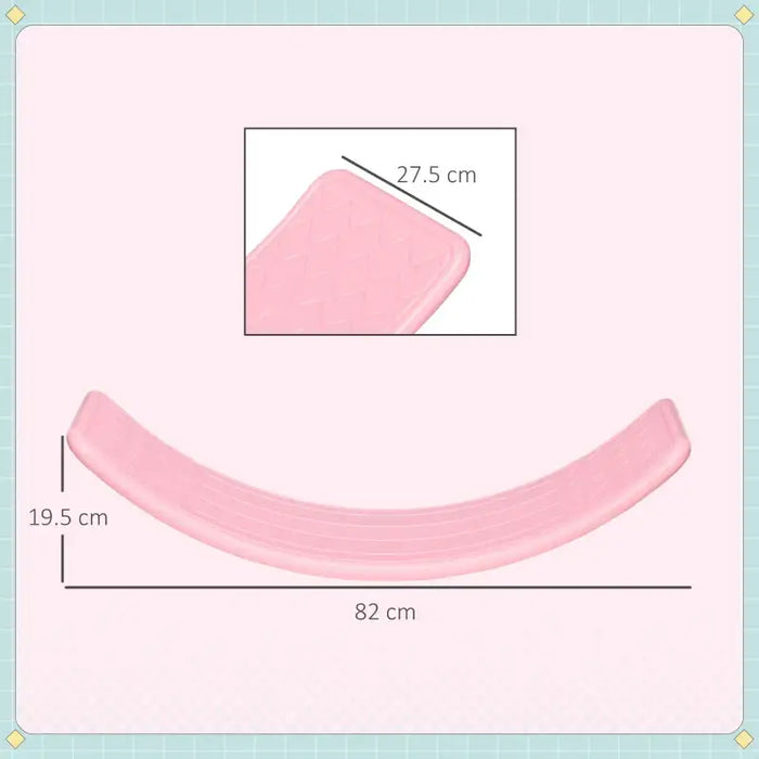 Kids Balance Board – Pink | Montessori Wobble Board with Anti-Slip Strips ZONEKIZ - Little and Giant Explorers ZONEKIZ