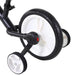 Balance Training Bike with Removable Stabilisers in Black - Little and Giant Explorers HOMCOM