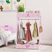 Kids 'Ballerina' Clothes Rail with 2 Storage Shelves - Little and Giant Explorers AIYAPLAY