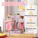 Kids 'Ballerina' Clothes Rail with 2 Storage Shelves - Little and Giant Explorers AIYAPLAY