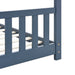 Kids Bed Frame in Grey and Solid Pine Wood (70 x 140cm) - Little and Giant Explorers vidaXL