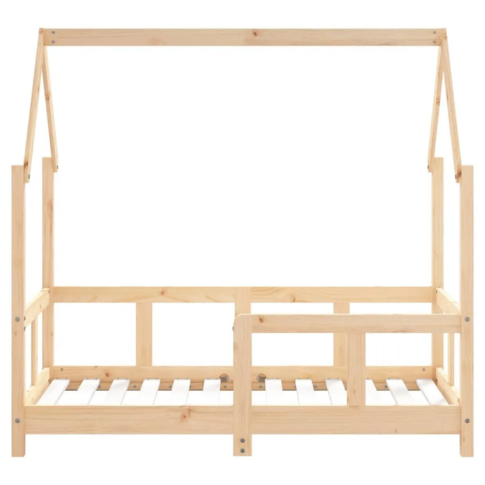 Kids Bed Frame in Solid Wood Pine (70 x 140cm) - Little and Giant Explorers vidaXL