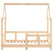 Kids Bed Frame in Solid Wood Pine (70 x 140cm) - Little and Giant Explorers vidaXL