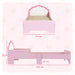 Kids Bed Frame – Pink Cloud-Design | Side Rails and Low-to-Ground Safety ZONEKIZ - Little and Giant Explorers ZONEKIZ