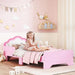 Kids Bed Frame – Pink Cloud-Design | Side Rails and Low-to-Ground Safety ZONEKIZ - Little and Giant Explorers ZONEKIZ