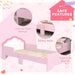 Kids Bed Frame – Pink Cloud-Design | Side Rails and Low-to-Ground Safety ZONEKIZ - Little and Giant Explorers ZONEKIZ
