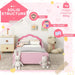 Kids Bed Frame – Pink Cloud-Design | Side Rails and Low-to-Ground Safety ZONEKIZ - Little and Giant Explorers ZONEKIZ