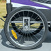 Kids Bike Trailer – Purple | 2-Seater Bicycle Carrier - Safety Harness and Hand Brake HOMCOM - Little and Giant Explorers HOMCOM