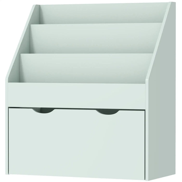 Kids Bookcase – Green | 3-Shelf Storage Unit with Rolling Drawer AIYAPLAY - Little and Giant Explorers AIYAPLAY