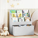 Kids Bookcase – Grey | 3-Shelf Storage Unit with Rolling Drawer AIYAPLAY - Little and Giant Explorers AIYAPLAY