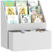 Kids Bookcase – Grey | 3-Shelf Storage Unit with Rolling Drawer AIYAPLAY - Little and Giant Explorers AIYAPLAY