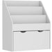 Kids Bookcase – Grey | 3-Shelf Storage Unit with Rolling Drawer AIYAPLAY - Little and Giant Explorers AIYAPLAY
