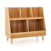 Kids Bookshelf and Toy Storage Organiser | Wooden 2-in-1 Bookcase with 5 Cubes COSTWAY - Little and Giant Explorers Costway