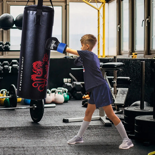 Kids Boxing Set | Punching Bag, Gloves, Hook and Jump Rope COSTWAY - Little and Giant Explorers Costway