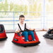 Bumper Car, 360° Rotation Spin with Lights and Music 12V in Red - Little and Giant Explorers HOMCOM