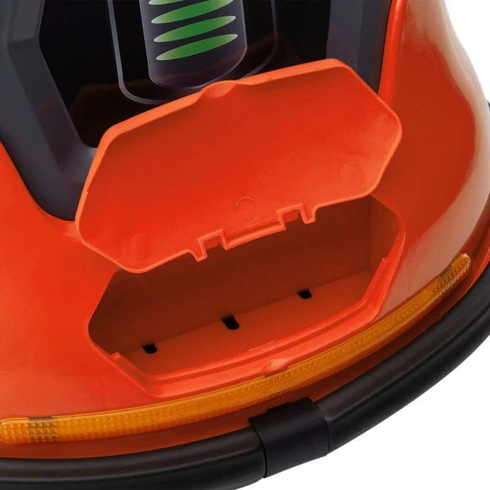 Bumper Car, 360° Rotation Spin with Lights and Music 12V in Orange - Little and Giant Explorers HOMCOM