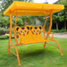 Kids 'Cheetah' Swing Bench in Yellow - Little and Giant Explorers vidaXL