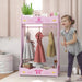 Kids 'Ballerina' Clothes Rail with 2 Storage Shelves - Little and Giant Explorers AIYAPLAY
