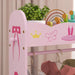 Kids 'Ballerina' Clothes Rail with 2 Storage Shelves - Little and Giant Explorers AIYAPLAY