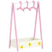 Kids Clothes Rail – Pink | Dress Up Organiser with Shelf and Hangers AIYAPLAY - Little and Giant Explorers AIYAPLAY