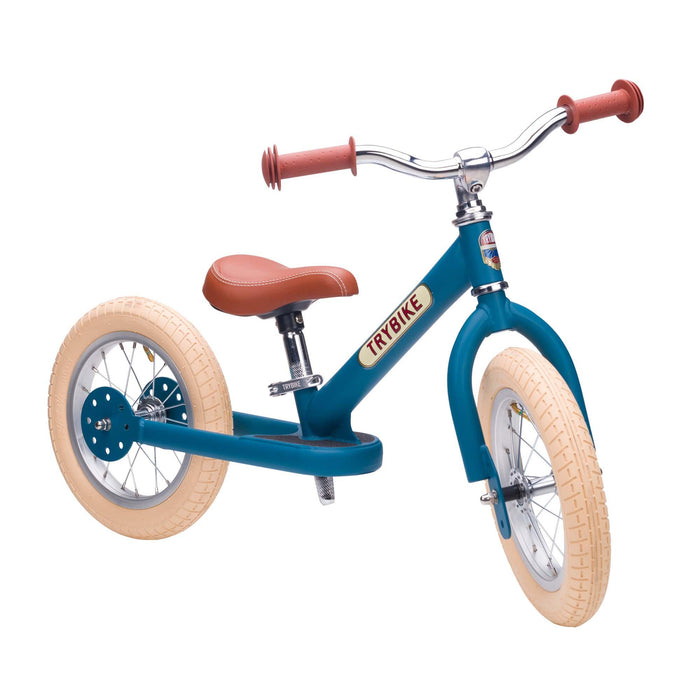 Convertible 2-in-1 Trike & Balance Bike in Vintage Blue - Matte - Little and Giant Explorers Trybike