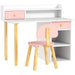Kids Desk and Chair Set - Pink | Drawers and Shelves AIYAPLAY - Little and Giant Explorers AIYAPLAY