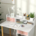 Kids Desk and Chair Set - Pink | Drawers and Shelves AIYAPLAY - Little and Giant Explorers AIYAPLAY