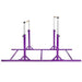 Kids Double Horizontal Bars - Purple | Gymnastic Parallel Bars - 220lbs Capacity COSTWAY - Little and Giant Explorers Costway