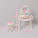 Kids Dressing Table and Stool Set – Pink | Includes 7 Play Accessories AIYAPLAY - Little and Giant Explorers AIYAPLAY